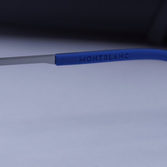Montblanc MB0107O 002 Rectangle Eyeglasses 56mm – Ruthenium - Picture 10 of 11